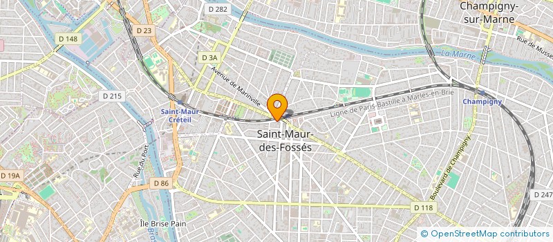 localisation de l'entreprise BECKMARITAISE à SAINT-MAUR-DES-FOSSES