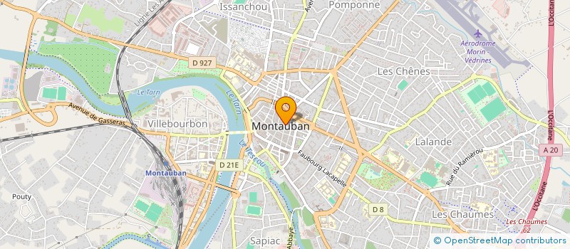 localisation de l'entreprise BECKY à MONTAUBAN