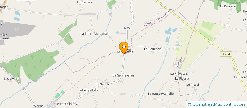 localisation de l'entreprise BECLERE  VIEUX-VY-SUR-COUESNON