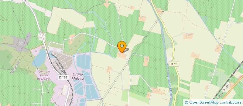 localisation de l'entreprise BECMONT  NARBONNE