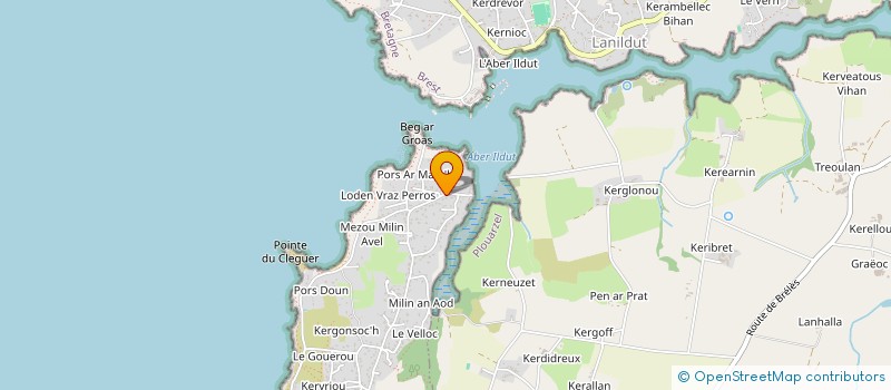 localisation de l'entreprise BECO  LAMPAUL-PLOUARZEL