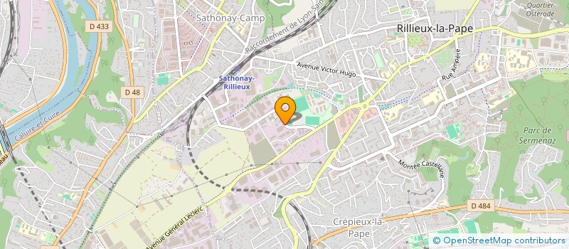 localisation de l'entreprise BECO à RILLIEUX-LA-PAPE