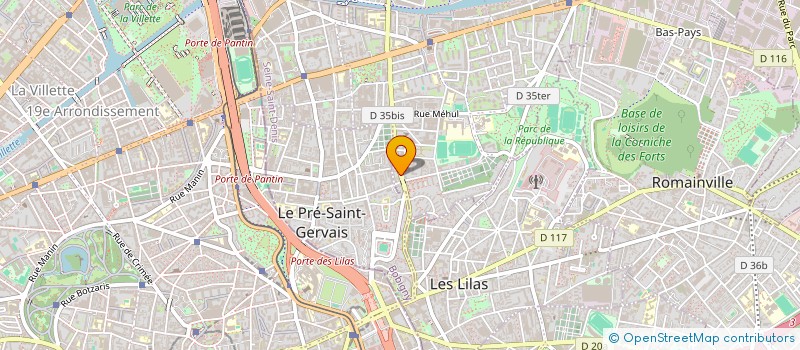 localisation de l'entreprise BECO BAT à PANTIN