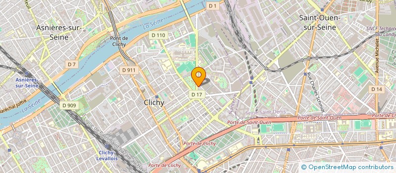 localisation de l'entreprise BECOACHED  CLICHY