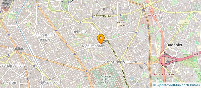 localisation de l'entreprise BECOJEMOEL SCI  PARIS