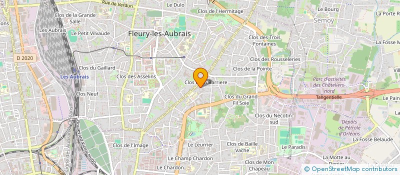 localisation de l'entreprise BECOM'EVENTS  ORLEANS