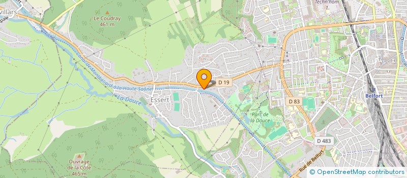 localisation de l'entreprise BECOM OPERATEUR à ESSERT