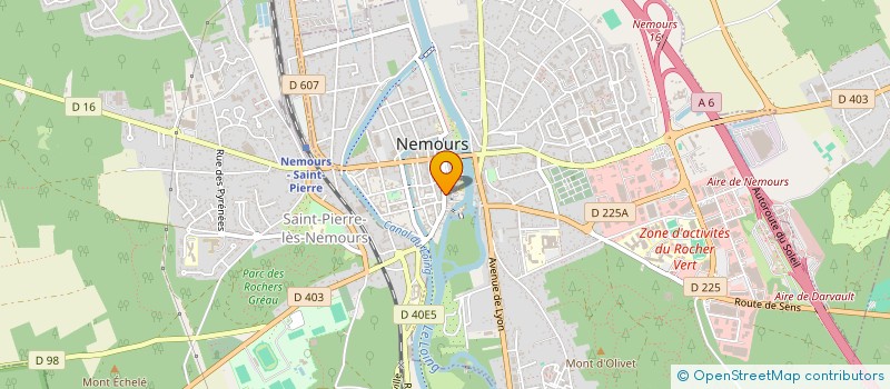 localisation de l'entreprise BECOME à NEMOURS