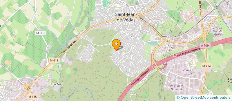 localisation de l'entreprise BECOME à SAINT-JEAN-DE-VEDAS