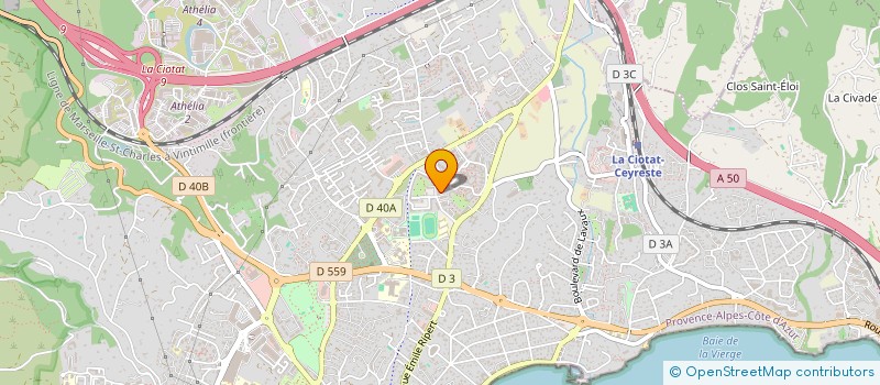 localisation de l'entreprise BECOMING CONSULTING à LA CIOTAT