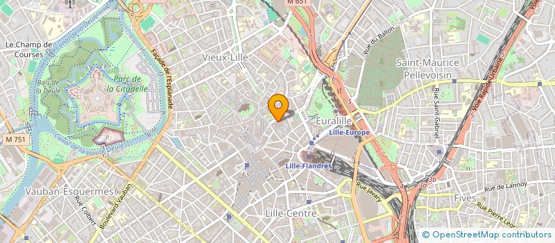 localisation de l'entreprise BECOMING LES MANAGERS à LILLE