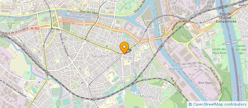 localisation de l'entreprise BECOMM CONCEPT à STRASBOURG