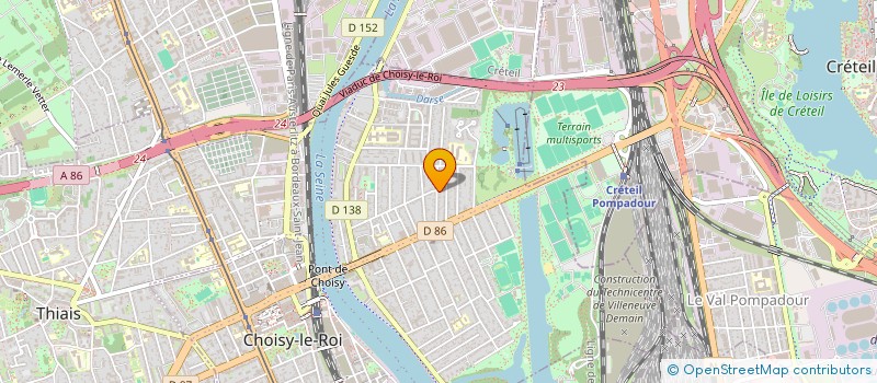 localisation de l'entreprise BECOMMUNIK  CHOISY-LE-ROI