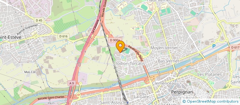 localisation de l'entreprise BECONNECT RESEAUX  PERPIGNAN