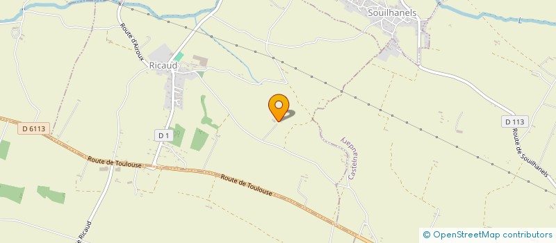 localisation de l'entreprise BECOOL  RICAUD