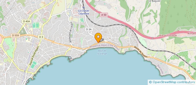 localisation de l'entreprise BECOR & CO  LA CIOTAT