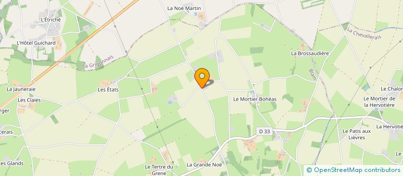 localisation de l'entreprise BECOT à BLAIN