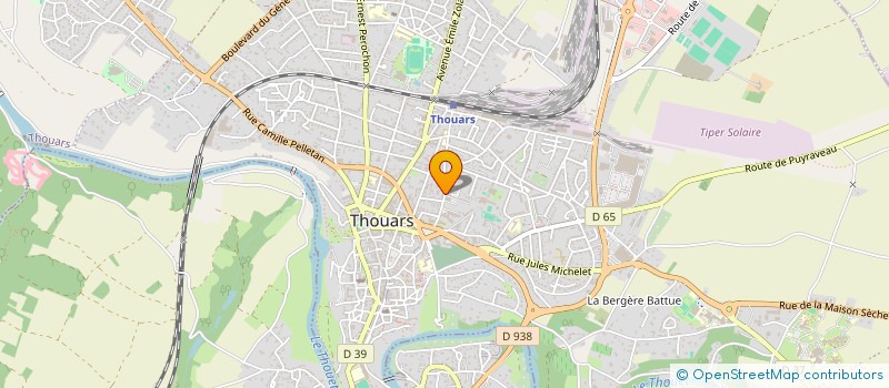 localisation de l'entreprise BECOT CHATRY  THOUARS