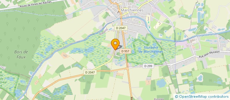 localisation de l'entreprise BECOURT MENUISERIE AGENCEMENT à MARCHIENNES