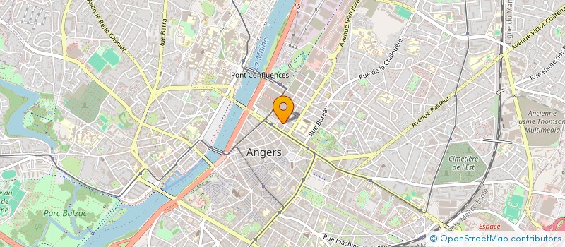localisation de l'entreprise BECOUZE à ANGERS