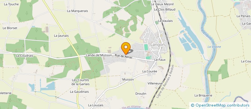 localisation de l'entreprise BECOVOLT  LANGON