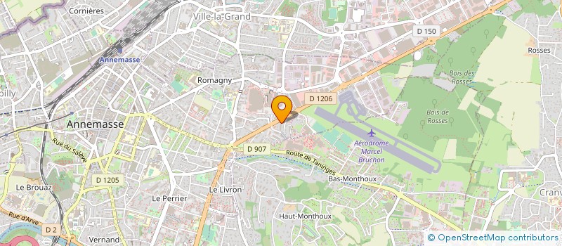localisation de l'entreprise BECPROD à ANNEMASSE