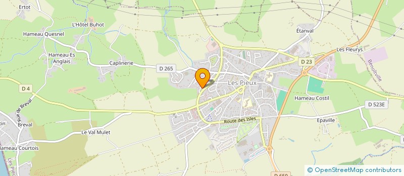 localisation de l'entreprise BECQ A FOIN (BAF)  LES PIEUX