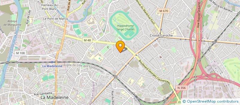 localisation de l'entreprise BECQUART INVEST à MARCQ-EN-BARŒUL