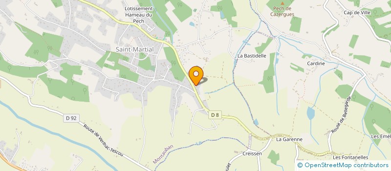 localisation de l'entreprise BECQUEREL  MONTAUBAN