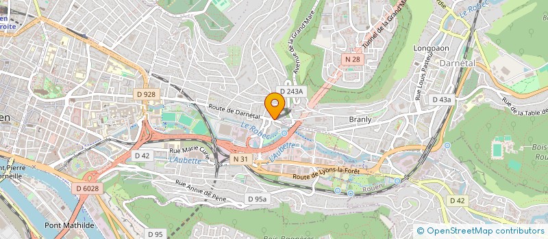 localisation de l'entreprise BECQUET.AI à ROUEN