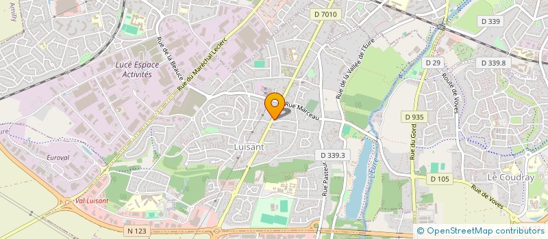 localisation de l'entreprise BECQUET JULE ET SUDER GAELLE à LUISANT