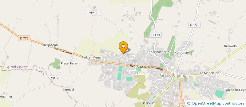 localisation de l'entreprise BECQUET PHILIPPE  GRAND-CHAMP