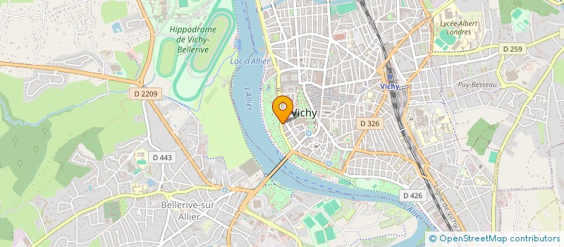 localisation de l'entreprise BECQUEVORT ORGANISATION & PATRIMOINE à VICHY