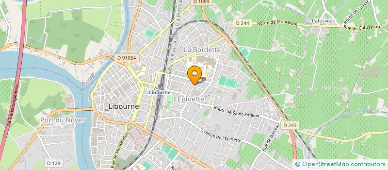 localisation de l'entreprise BECRATH  LIBOURNE