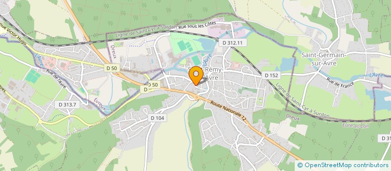 localisation de l'entreprise BECRET JACQUES ET ROLAND PATRICK à SAINT-REMY-SUR-AVRE