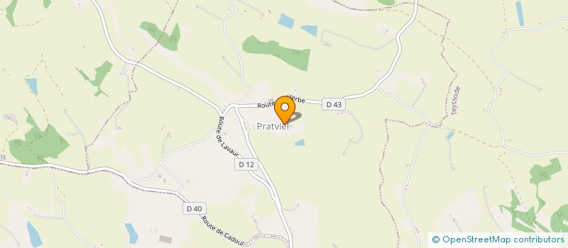 localisation de l'entreprise BECRIS  PRATVIEL