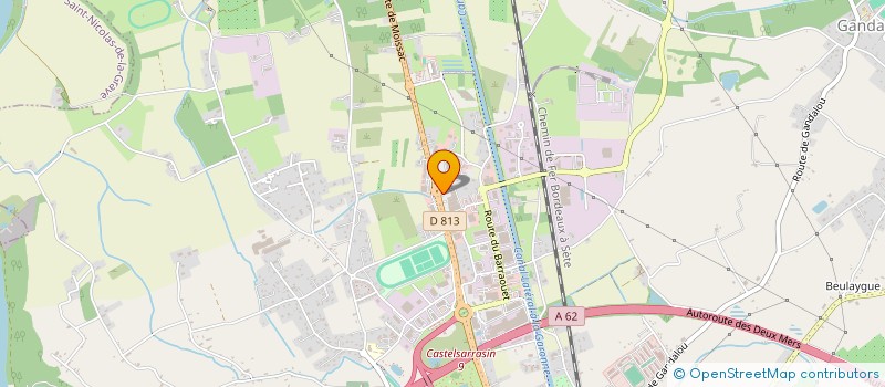 localisation de l'entreprise BECS AUTO  CASTELSARRASIN