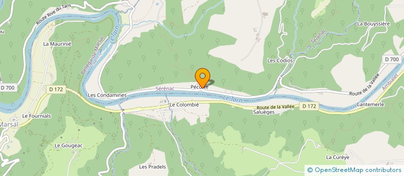 localisation de l'entreprise BECS & CORNES DE LA VALLEE  SERENAC