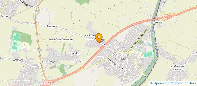 localisation de l'entreprise BECS INVESTISSEMENTS  DOMPIERRE-SUR-MER