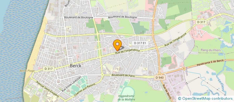 localisation de l'entreprise BECU BERNARD SARL  BERCK