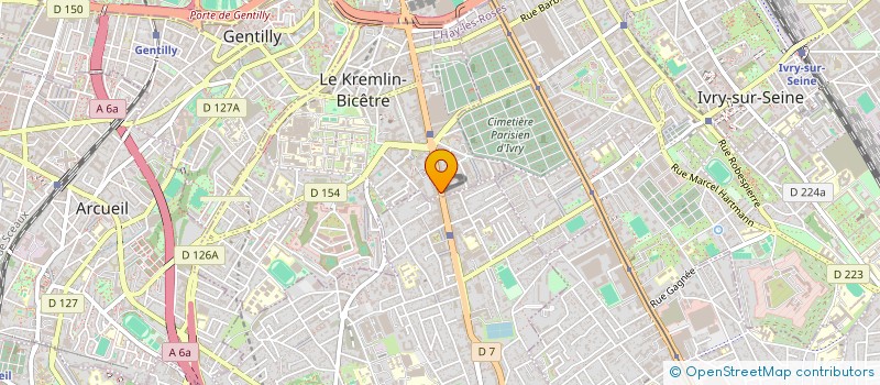 localisation de l'entreprise BECU MARCELLE ET MARTINE à LE KREMLIN-BICETRE