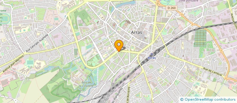 localisation de l'entreprise BECU & PELOILLE NOTAIRES à ARRAS