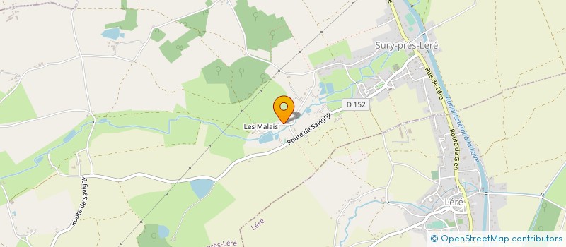 localisation de l'entreprise BECUAU  SURY-PRES-LERE