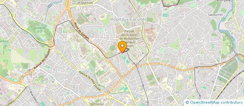 localisation de l'entreprise BECUWE - BLANES INDIVISION à MONTPELLIER