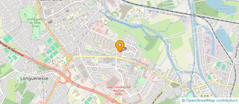 localisation de l'entreprise BECUWE SANDRINE  LONGUENESSE