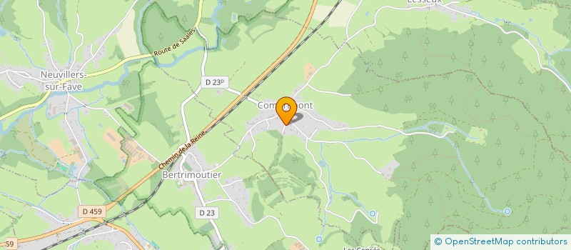 localisation de l'entreprise BECV  COMBRIMONT