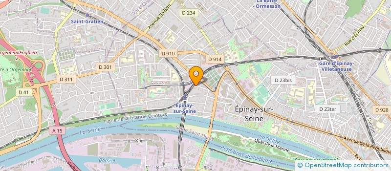 localisation de l'entreprise BECYCURE  EPINAY-SUR-SEINE