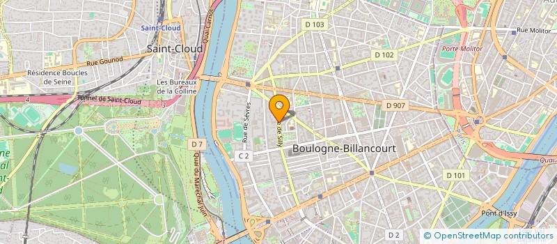 localisation de l'entreprise BED à BOULOGNE-BILLANCOURT