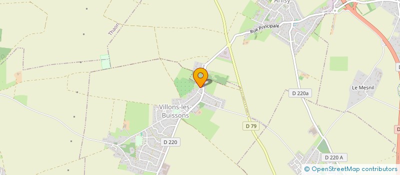 localisation de l'entreprise BED  VILLONS-LES-BUISSONS