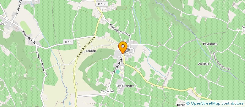 localisation de l'entreprise BED  PUJOLS